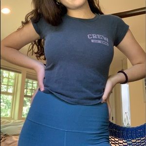 Brandy Melville Crew Neck Crop Top⚡️